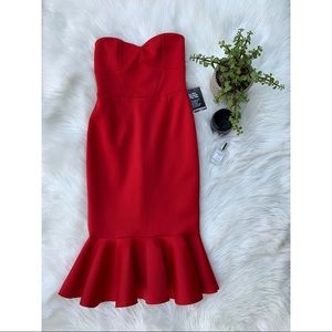 Red Express Cocktail Dress NWT